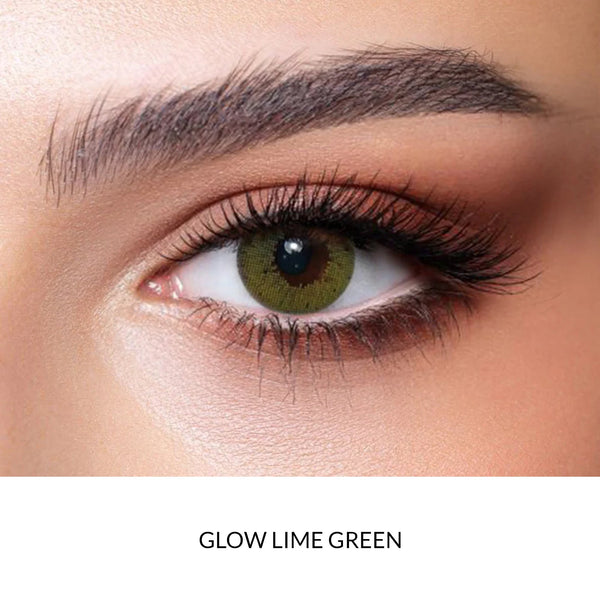 Bella Lenses Color Glow Lime Green