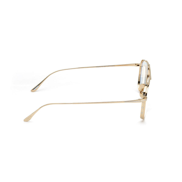 Tomford Gold Metal Eyeglasses Ft5659-b 56 028