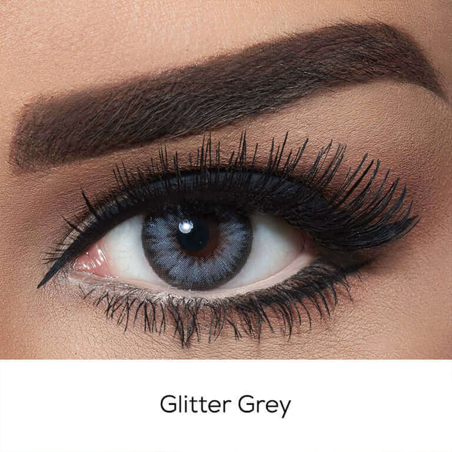 Bella Lenses Color Diamond Glitter Grey