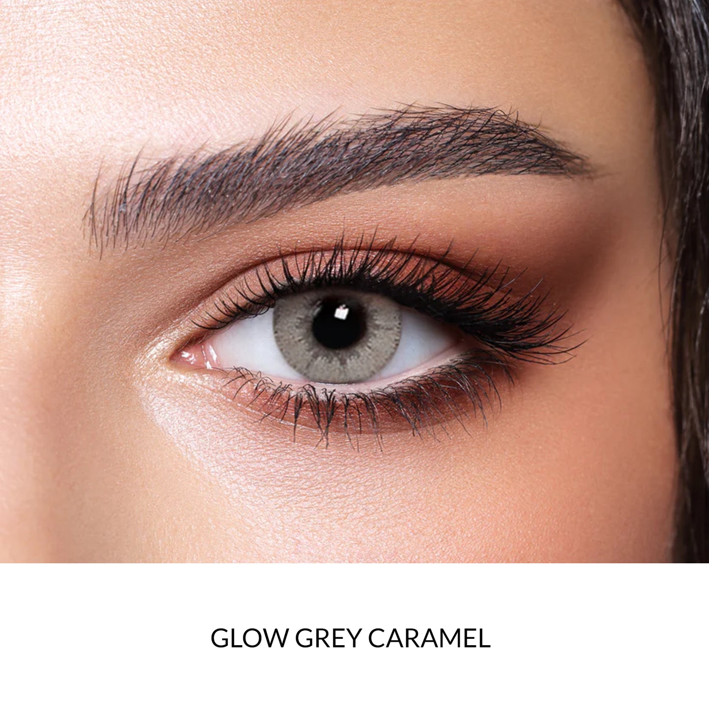 Bella Lenses Color Glow Grey Caramel