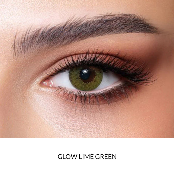Bella Lenses Color Glow Lime Green