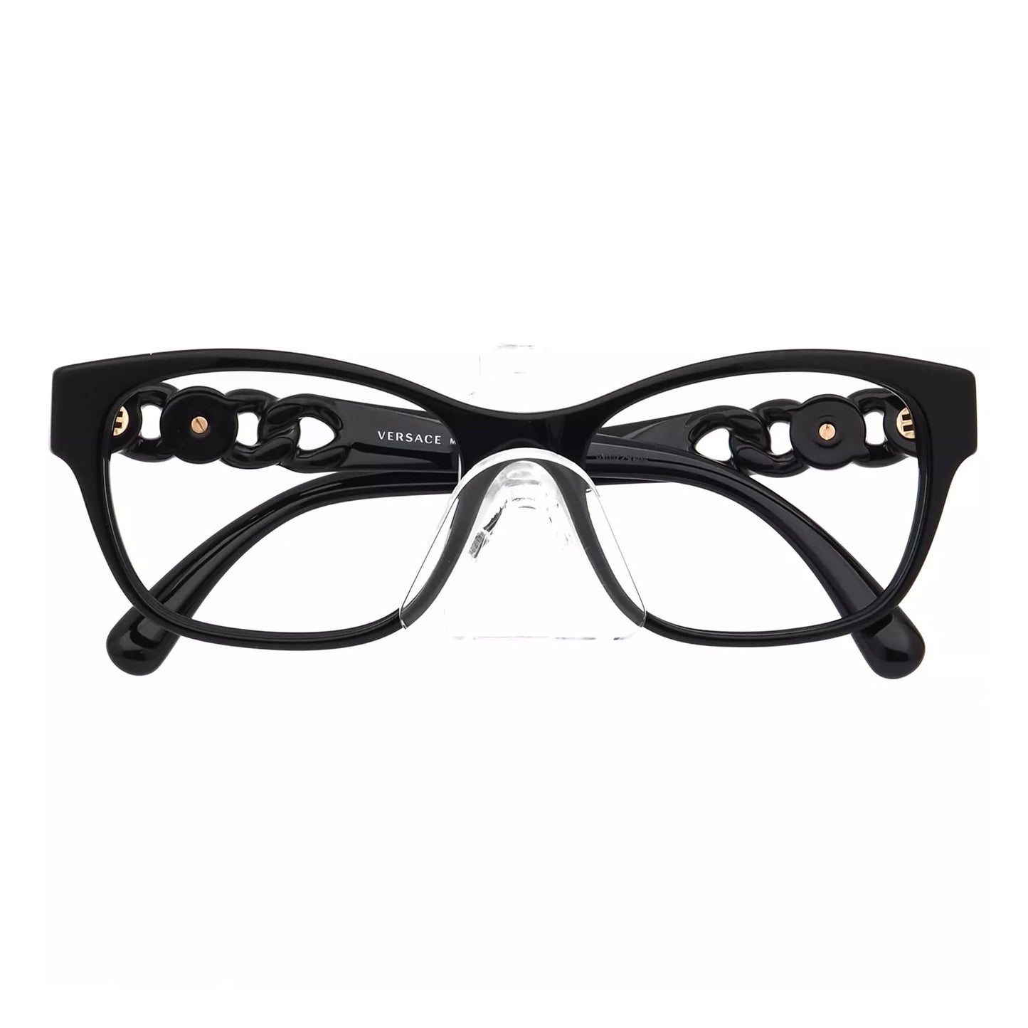 Versace Eyeglasses MOD. 3306 GB1 Polished Black Frame Italy 54[]17 140